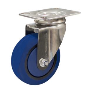100mm Rebound Rubber Wheel Swivel Castor (S4428)