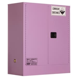 Corrosive Substance Storage Cabinet: Metal - 160L, 2 Doors, 2 Shelves