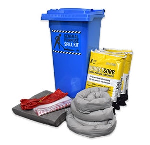 Spill kit - general purpose 120L wheelie bin