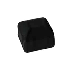 Square Black Steel Post Cap to Suit 25mm Square Posts (GTR301)