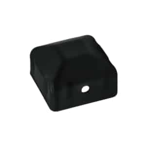 Square Black  Steel Post Cap to Suit 30mm Square Posts (GTR303)
