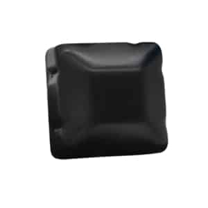 Square Black Steel Post Cap to Suit 35mm Square Posts (GTR305)