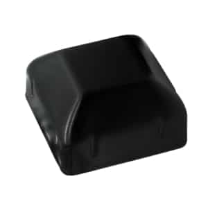 Square Black Steel Post Cap to Suit 40mm Square Posts (GTR307)