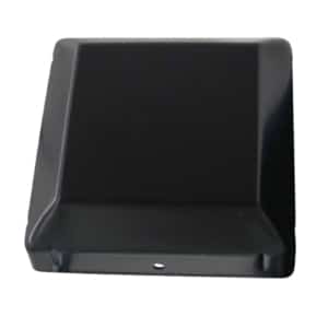 Square Black Steel Post Cap to Suit 100mm Square Posts (GTR317)