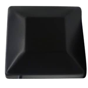 Square Black Steel Post Cap to Suit 125mm Square Posts (GTR319)