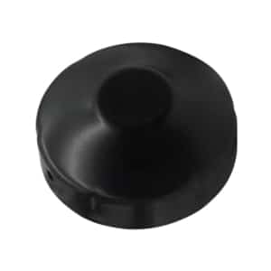 Round Black Steel Post Cap to Suit 50mm NB Posts (GTR331)