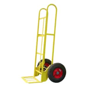 Easy Tilt Looped Handle Curved Back Pneumatic Hand Trolley (ETR109)
