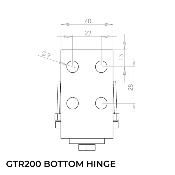 50mm x 50mm Heavy Duty Knock in Bearing Hinge (GTR200) - Image 10