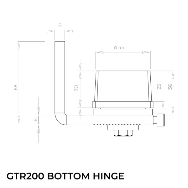 50mm x 50mm Heavy Duty Knock in Bearing Hinge (GTR200) - Image 11