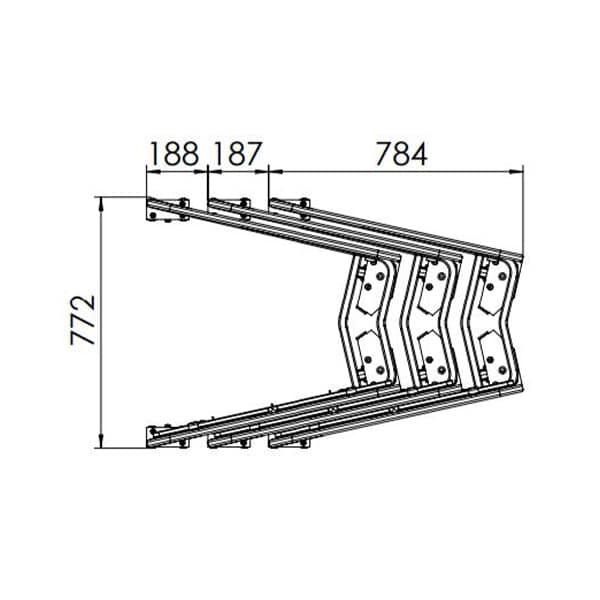 3 Sided Roll Cage with 1 Full Door – A-Base (RCR300) - Image 6