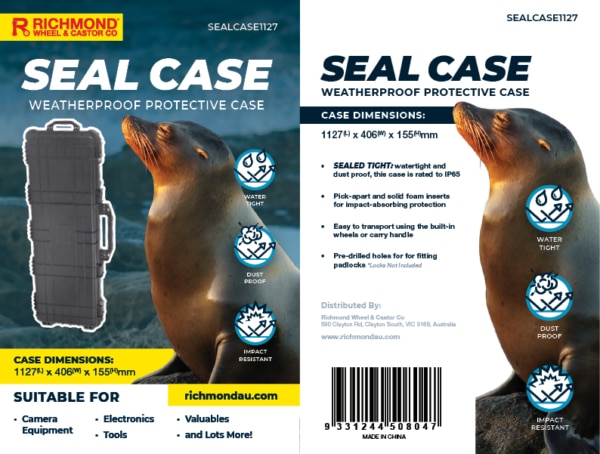 Seal Case - 1127x406x155mm Weatherproof Equipment Case (SEALCASE1127) - Image 14