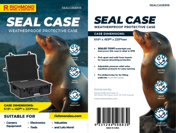 Seal Case – 616x493x220mm Weatherproof Equipment Case (SEALCASE616) - Image 13