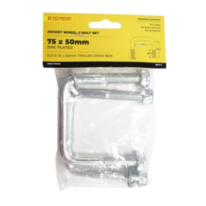 75x50mm U-Bolt to suit Jockey Wheels (UBOLT75X50)