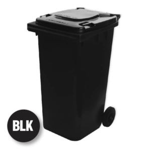 120L Capacity Black Wheelie Bin (WGR009)