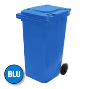 120L Capacity Blue Wheelie Bin (WGR010)